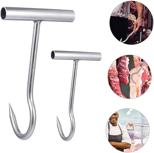 Miniatura 9 de Gancho de carne resistente para cocinar cocinas herramienta esencial de alto rendimiento duradero