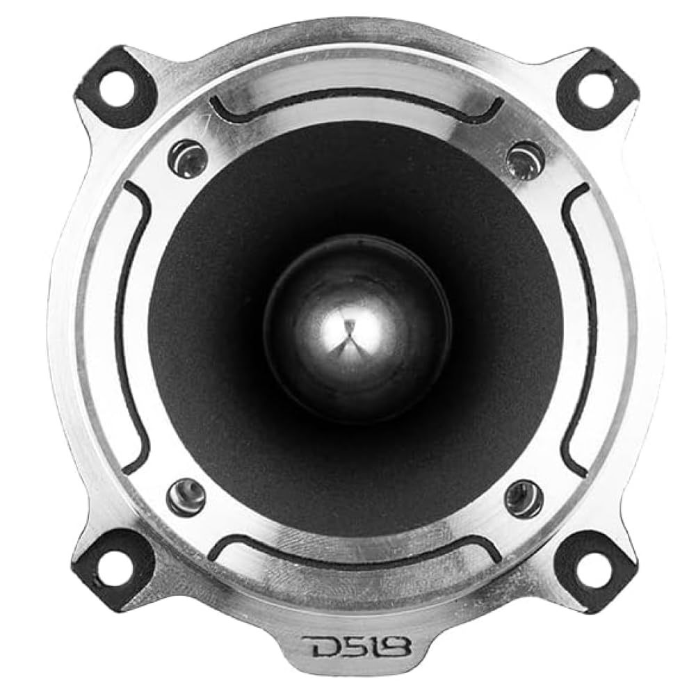 KIT Set pour DS 18 PRO-TW220 2 tweeters Super Bullet de 120 Watts rms et 240 Watts Max, 8,1 cm de diamètre, impédance 4 ohm, sensibilité 104 DB, pour Voiture, par Paire + condensateurs offerts