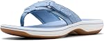 Clarks womens Breeze Sea Flip Flops Sandals Flip-Flop