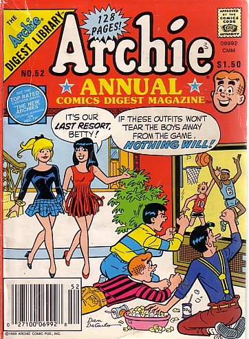Amazon.com: Archie Annual Comics Digest Magazine, #52: Archie Comics: Books