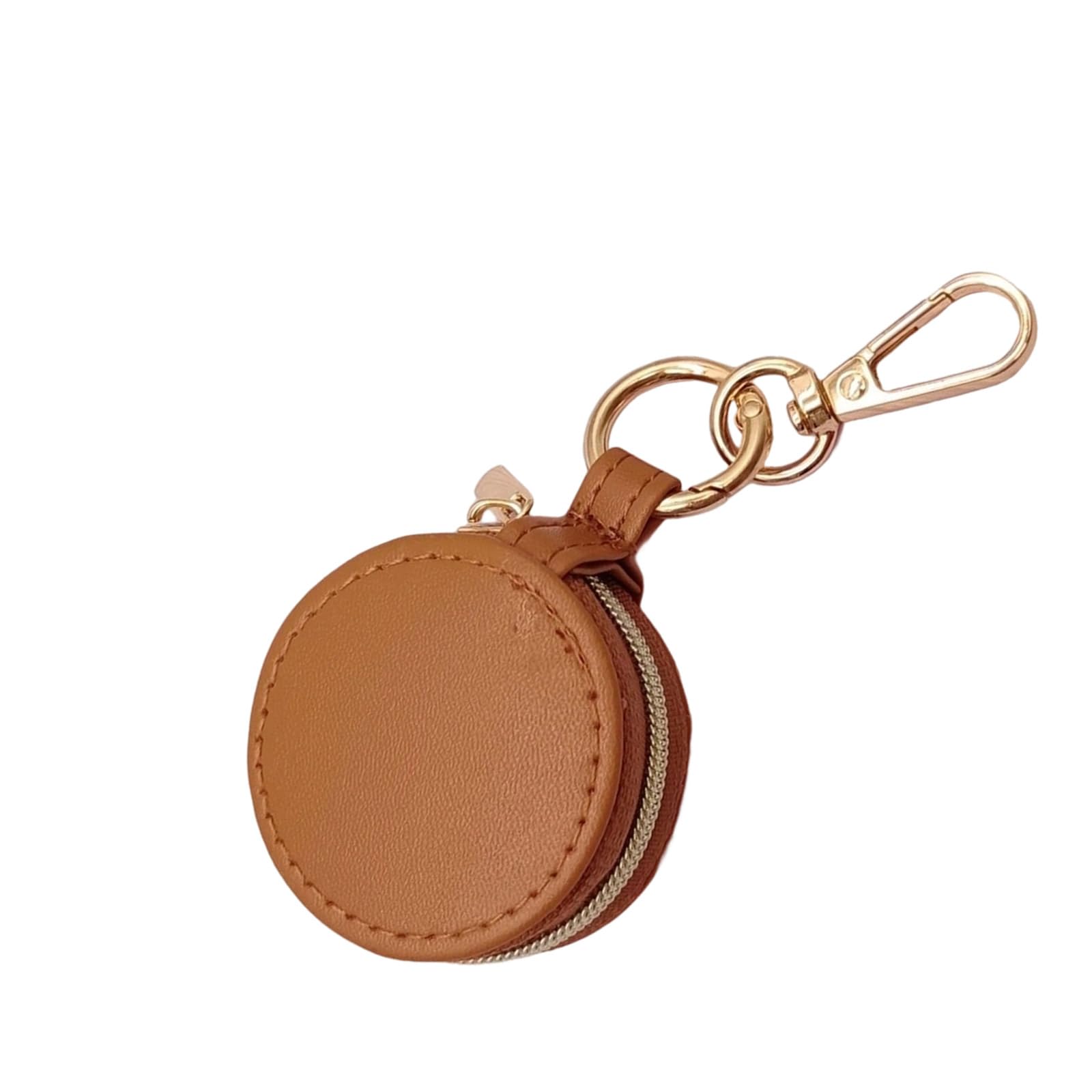 alloneslife Portable Jewelry Organizers Keychain for Rings and Earrings with Sturdy PU Leather Construction Jewelry Display Box PU Leather Rings Holder