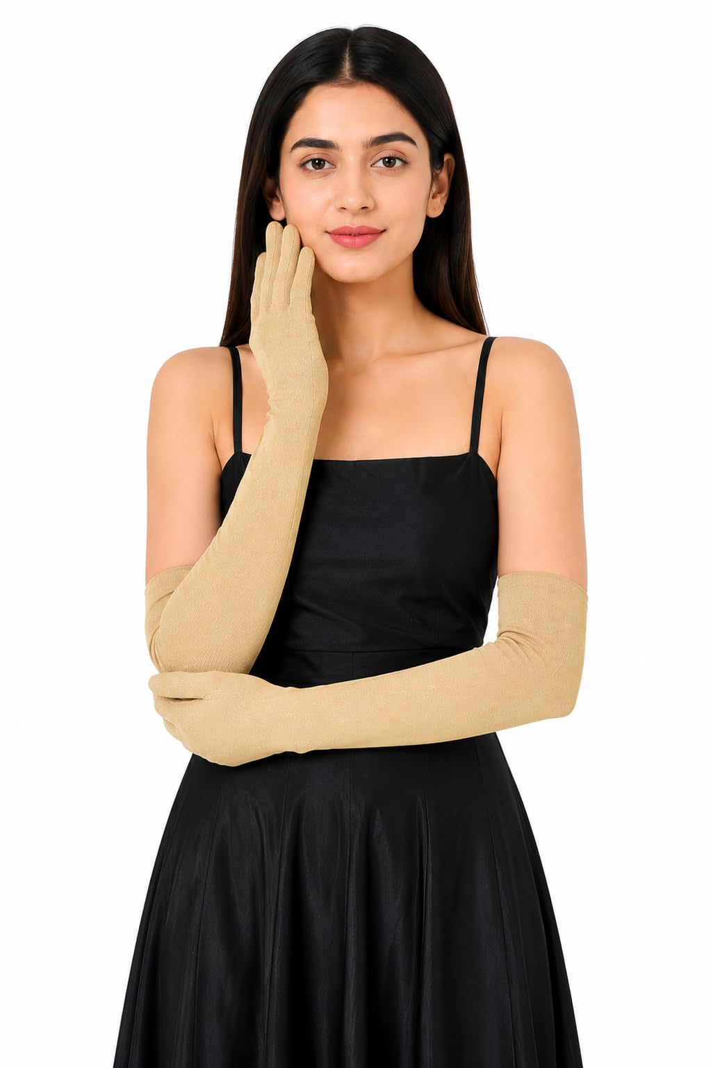 London Paree UV Blocking Arm Sleeve Gloves, Long Sun Protection Gloves for Women and Men, Breathable Cooling Fabric with Comfortable Fit (2 Pair)-image-35
