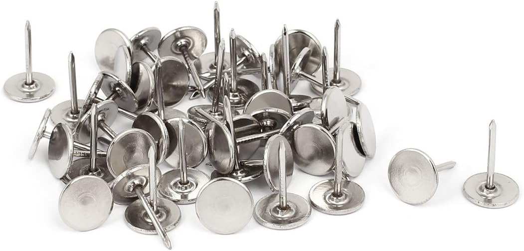 uxcell Upholstery Nails Tack, 11mm Head Dia 16mm Length