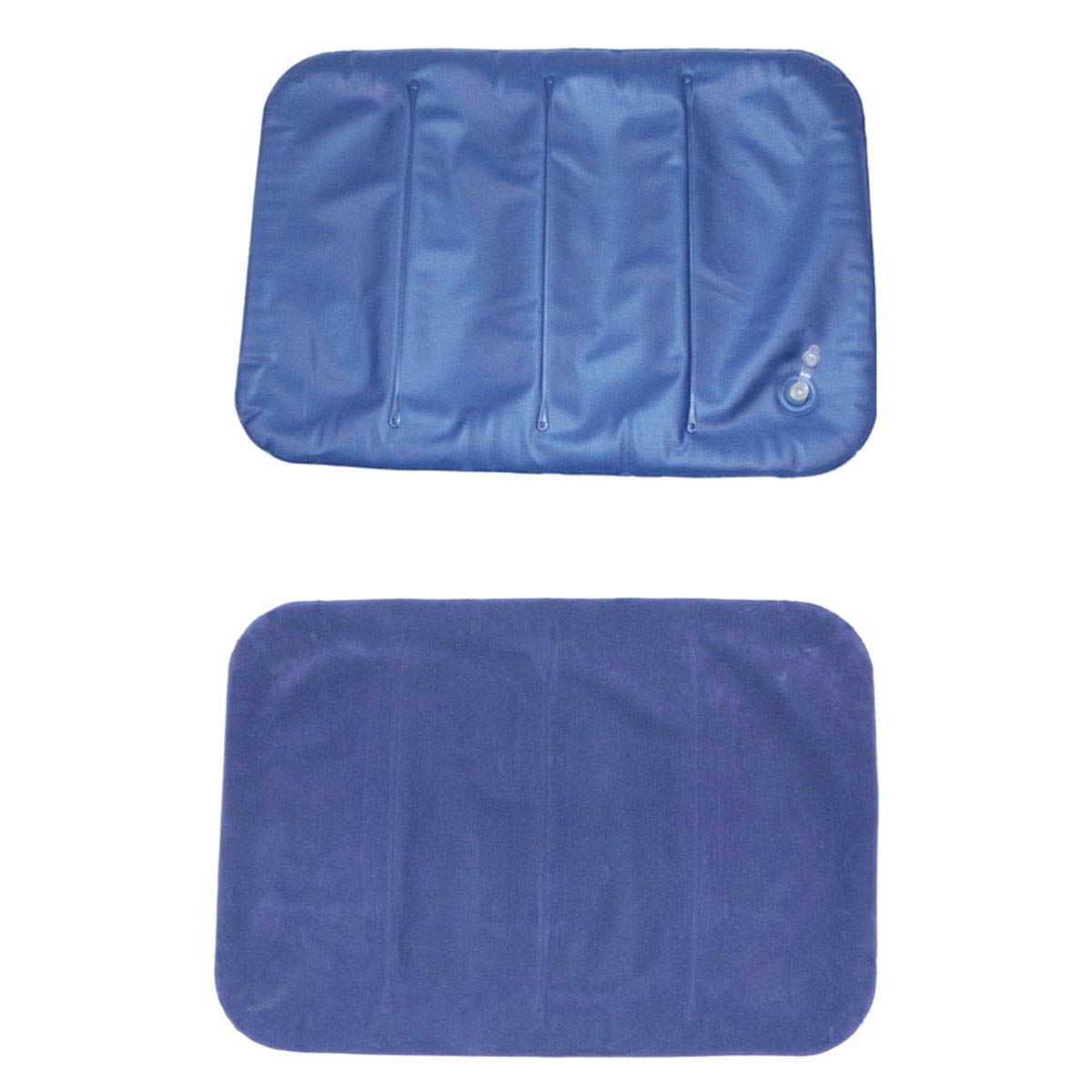 Bloepum Outdoor Travel Portable Inflatable Pillow Soft Flocking Inflatable Pillow Aircraft Train Essential Portable Sweat Comfort