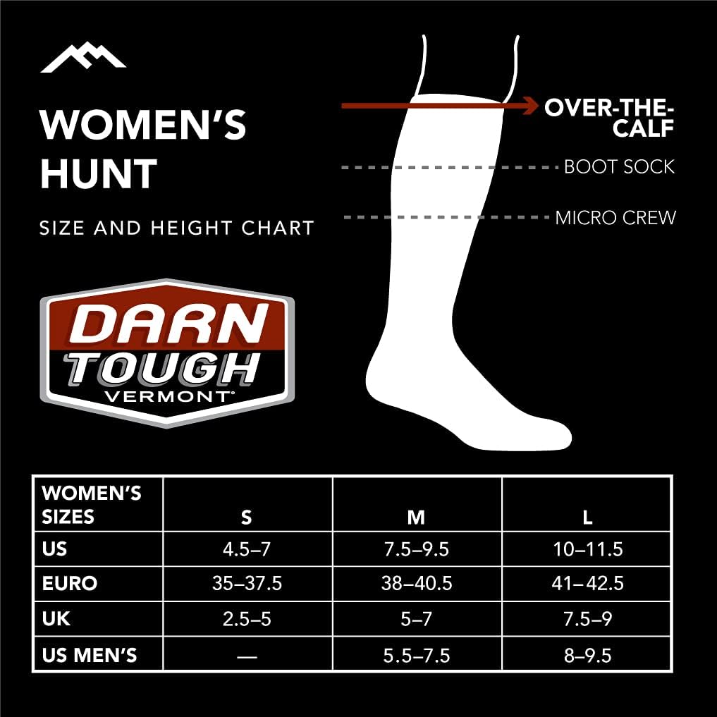 Darn Tough (Style 2105) Hunting OTC Heavyweight with Full Cushion - Women