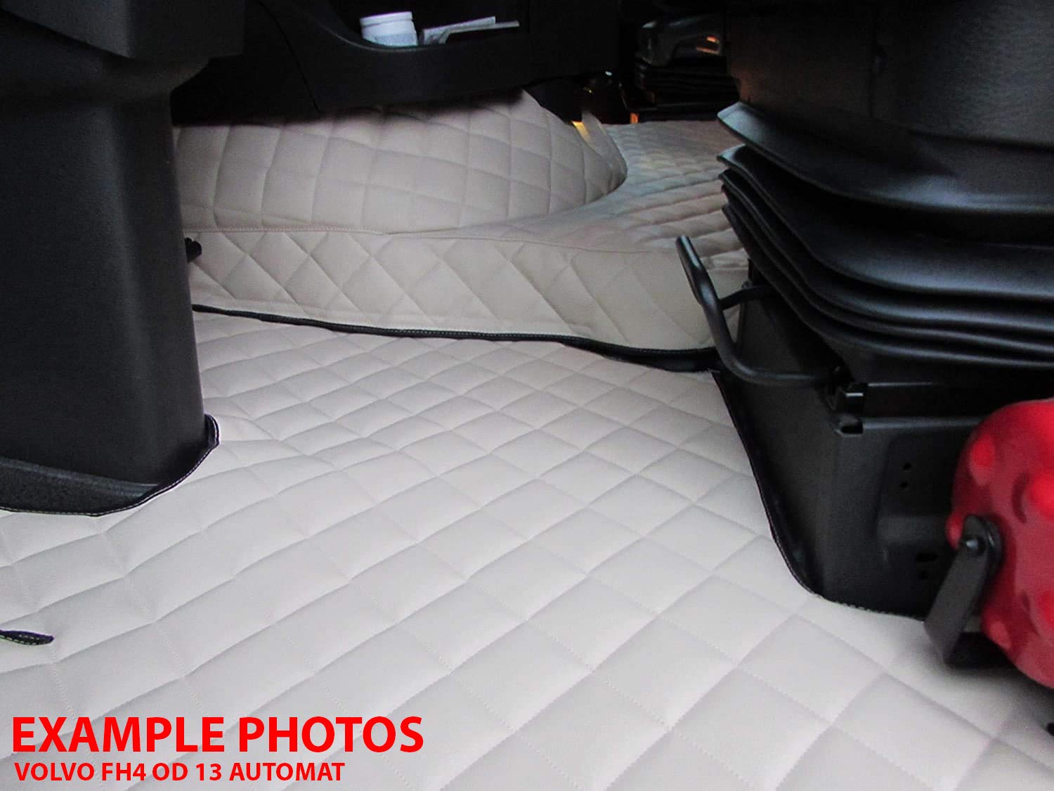 Vloermatten Volvo FH4 & FH5 - Gestikt - Natural - Linksgestuurd - Handgeschakeld Truck Accessoires