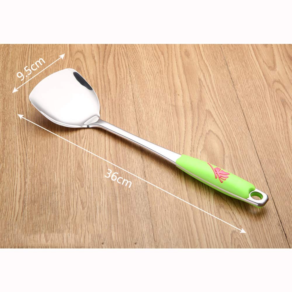 RajoNN 1 Juego de 6 Piezas de Utensilios de Cocina de Acero Inoxidable Pala Cuchara Utensilios de Cocina antiadherentes Suministros de Cocina Utensilios de Cocina para el hogar