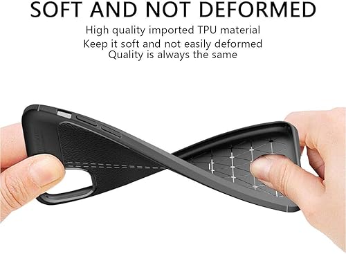 Miniatura 3 de fonefunshop Para Huawei P40 Pro - Funda de protección de piel sintética de perfil bajo delgado negro