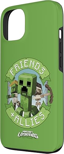 Miniatura 2 de Funda para iPhone 13 Minecraft Legends Friends & Allies Mobs