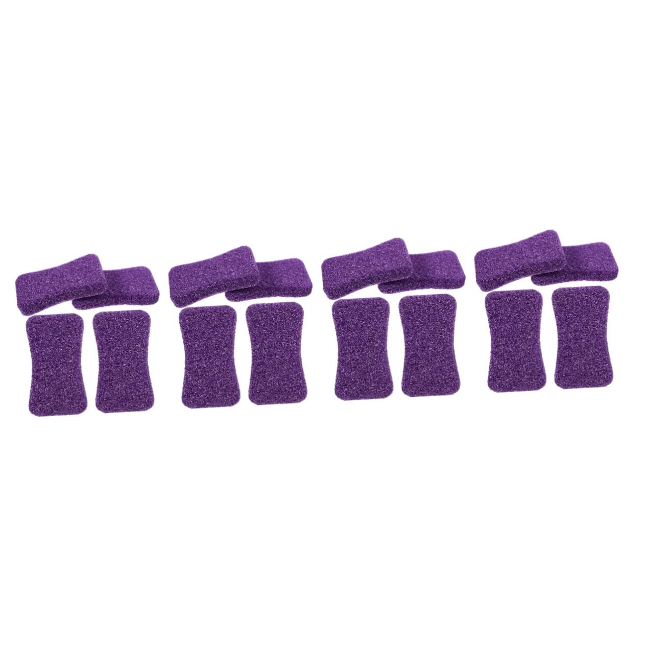 FRCOLOR 16 Pz Pietra Pomice Scrubber Per Pietre Ai Piedi Raspa Per Pedicure Rimozione Esfoliante Strumenti Per Pedicure Piedi Lavapavimenti e Piede File Di Pelle Morta Pu Viola Trucco