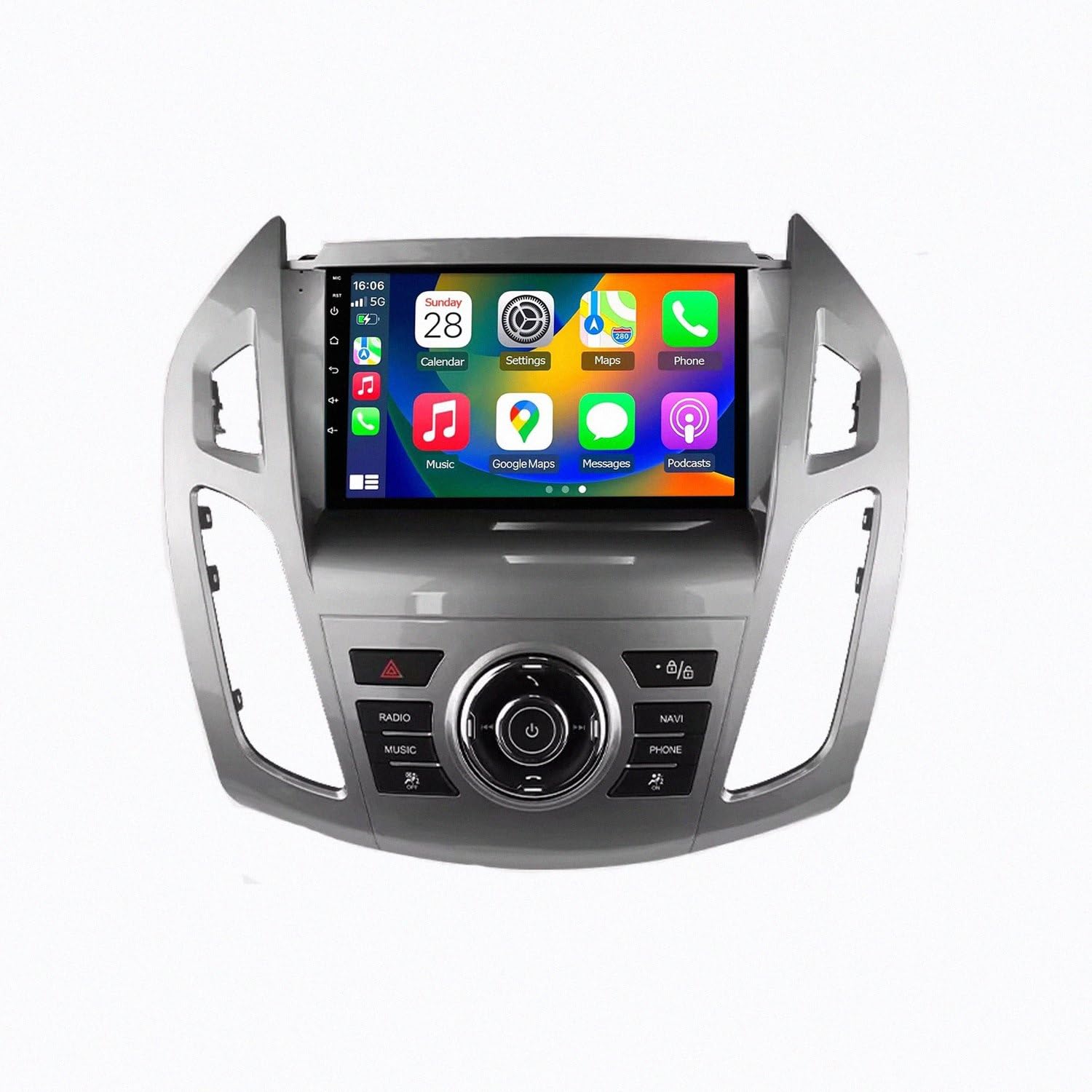 Radio coche 2 DIN para Ford Tourneo Connect 2013-2018 con Android Auto 8