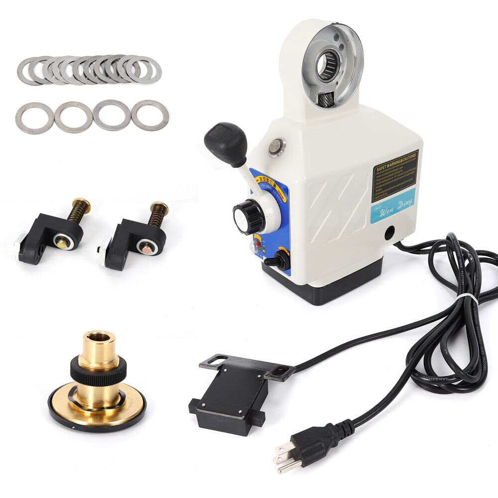 Fresatrice, 95W 220 V Asse X, Motore di Avanzamento Table Feed, Coppia Massima 155 kg, Regolazione Della Velocità 0-190rpm, per Fresatrice Bridgeport