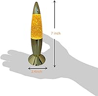 Vista 6 de Mini lámpara de lava con purpurina con enchufe USB, luz nocturna LED multicolor cambiante para regalo de niños, habitaciones de niños, dormitorios