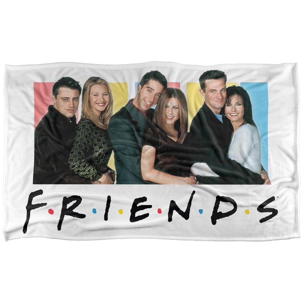 Friends It's All About Friends Super Soft Snuggle Blanket with Silky Touch - 91 x 147 cm