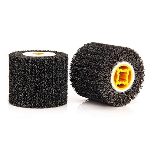 Miniatura 8 de Rueda restauradora de pintura y eliminación de óxido, rueda de disco abrasivo de tira de polietileno para limpiar y desincrustar soldaduras, pintura