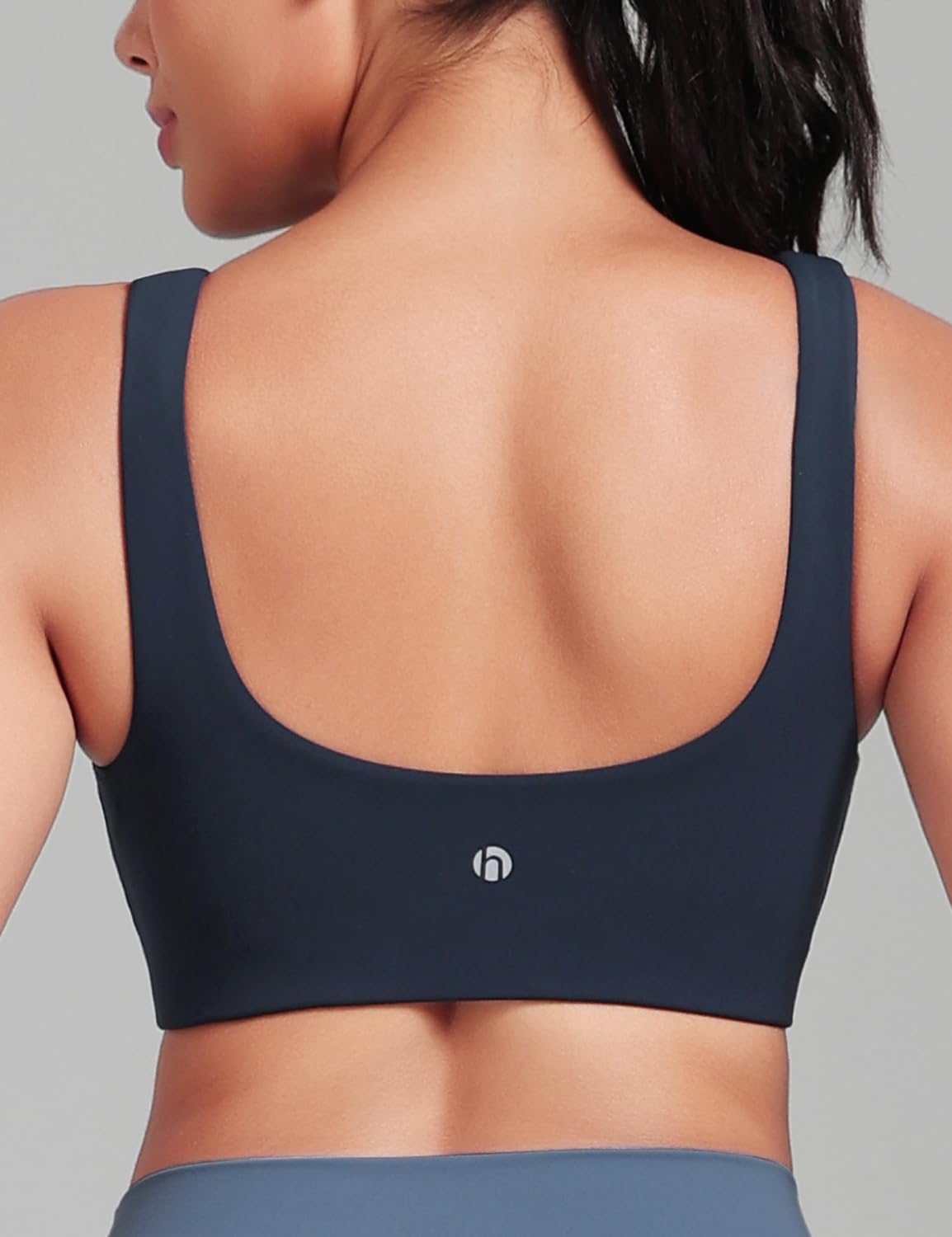 HeyNuts Womens U Back Sports Bra, Scoop Neck Low Impact Workout Yoga Tops Padded with Built in Bras A-D Cups - Image 6