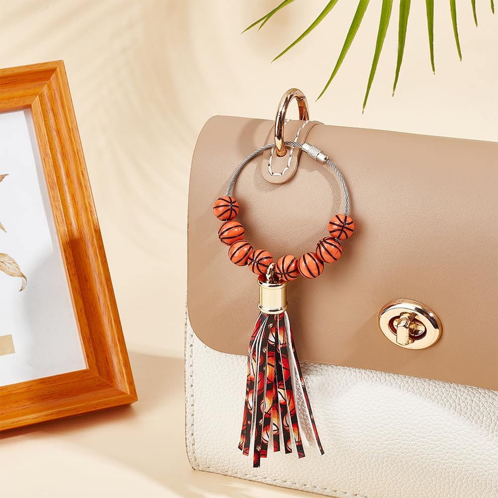 Beebeecraft Bogg Tassel Sports Bag Charms Purse Decorative for Bogg Beach Bag Tote Key Chain Player Gifts