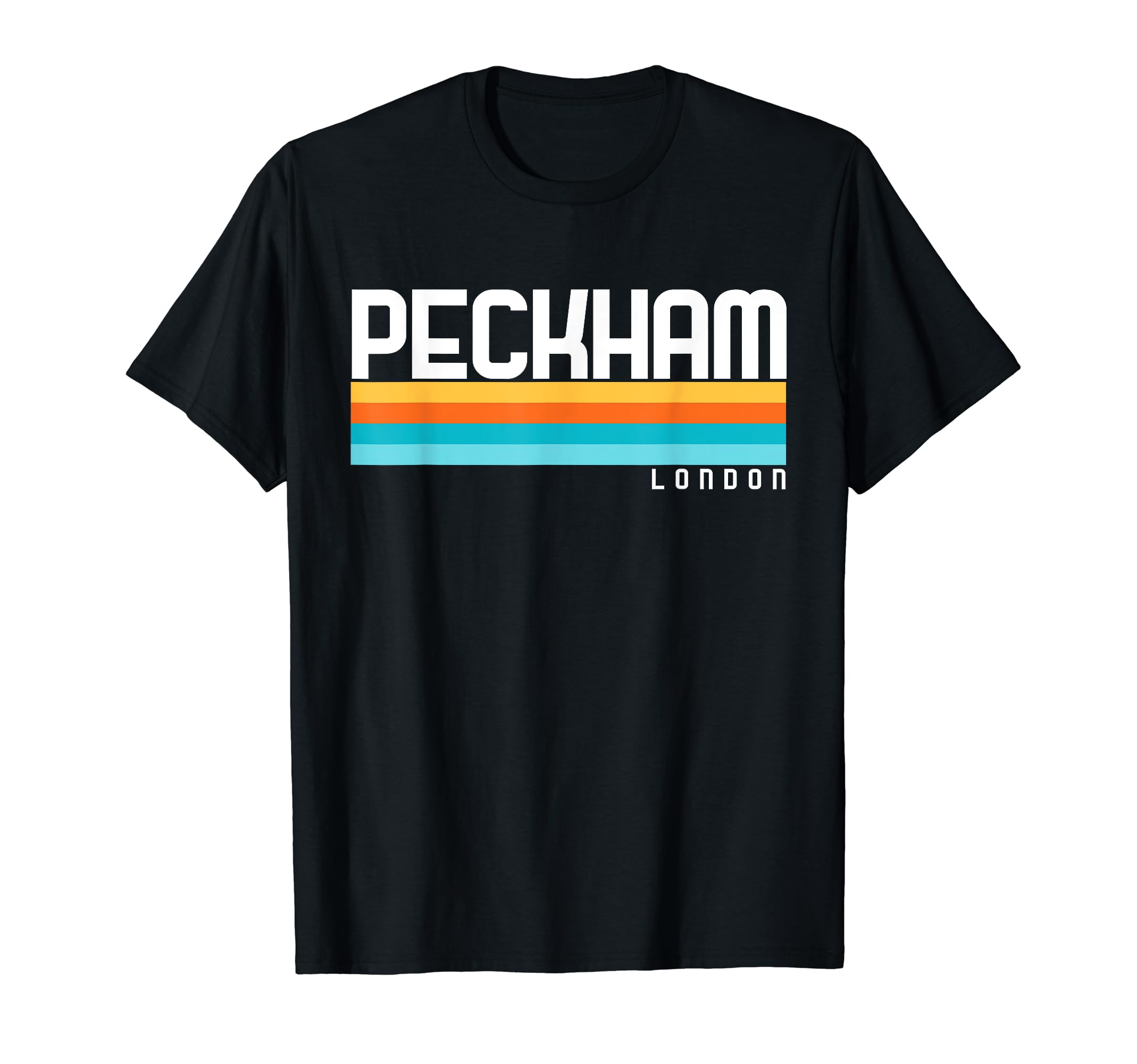 80s Peckham London Vintage Retro Style Design T-Shirt