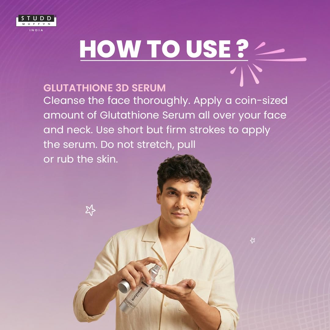 glutathione 3d serum reviews Studd Muffyn Glow Face with Hyaluronic Acid & Vitamin E | Anti Aging Serum for Glow, Smooth Skin & Even Tone CJC-1295 Ipamorelin Cost: Medical