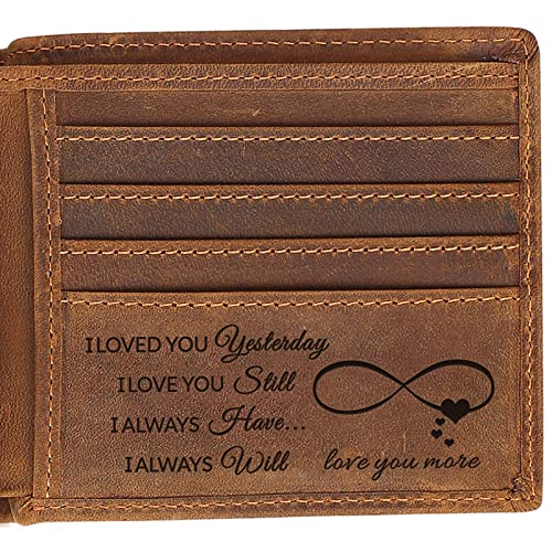 Engraved Personalized Wallet For Husband,Customized Gifts for Husband2