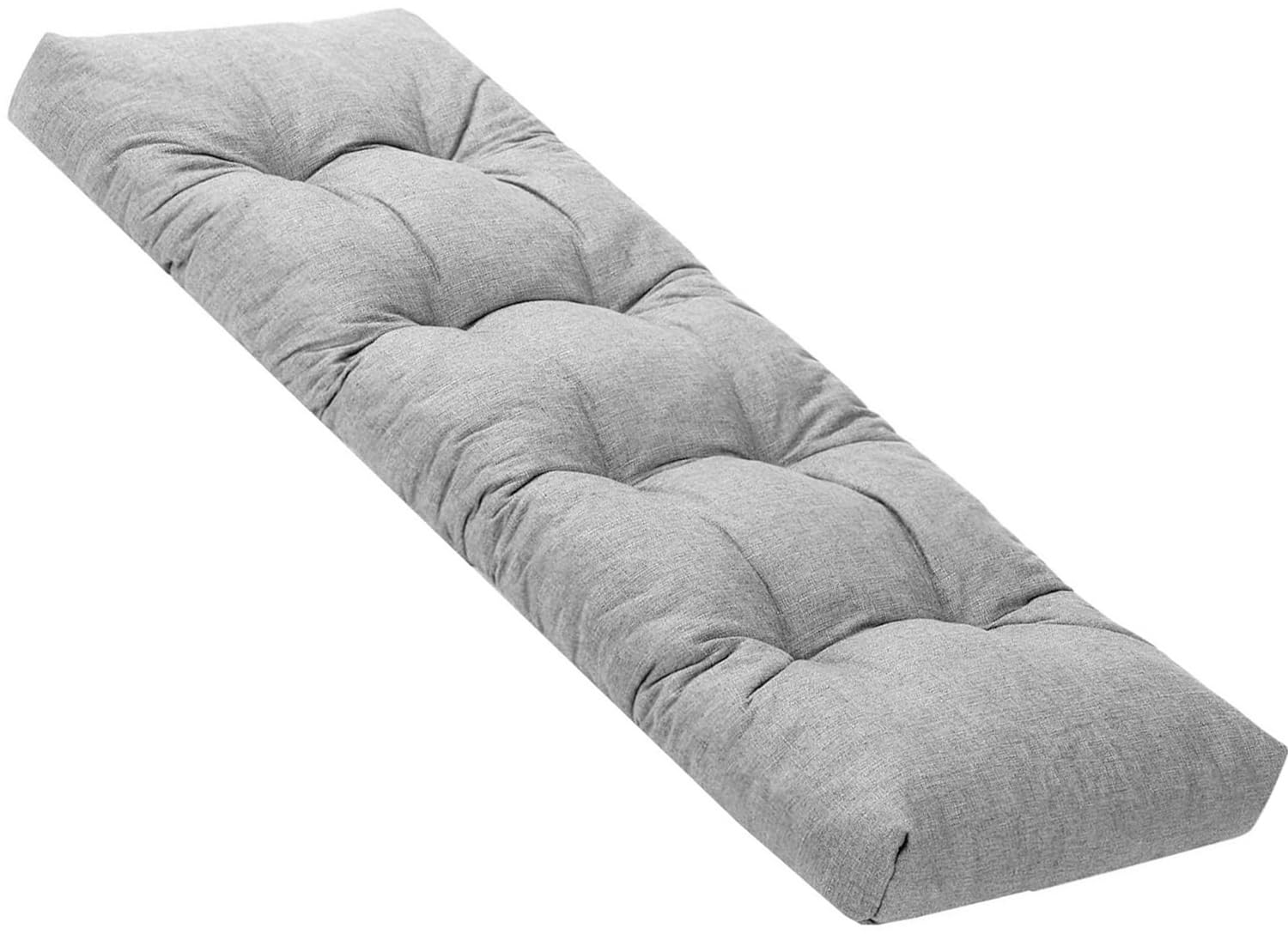 Cojines para Bancos de Interior y Exterior, Cojín Blando con Base Antideslizante para Banco de Madera,Asientos de Sofa, Palets, Porche, Jardín, Terraza y Más(Gris Claro,70x30cm x8cm Thick)