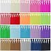 QingHan Elastic Hair Ties Solid No Crease Ouchless Ponytail Holders Rubber Bands For Women Girls Teens and Kids Bows Accessories,100 Ties