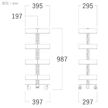 Amazon.co.jp: KAWAJUN (カワジュン) 河淳 陳列ラック 4段