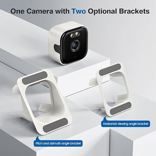 Miniatura 4 de Cámara de seguridad para interiores, cámara de ventana 2K de 3 MP, WiFi de 2.4 GHz5 GHz, visión nocturna Starlight, grabación 247, cable de 8 pies