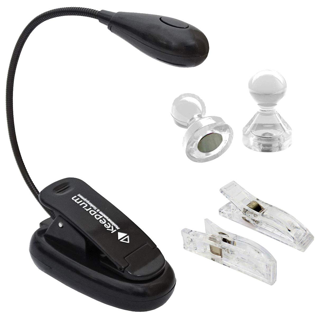 Kit d'accessoires pour pupitre Keepdrum support partitions et pince - 7