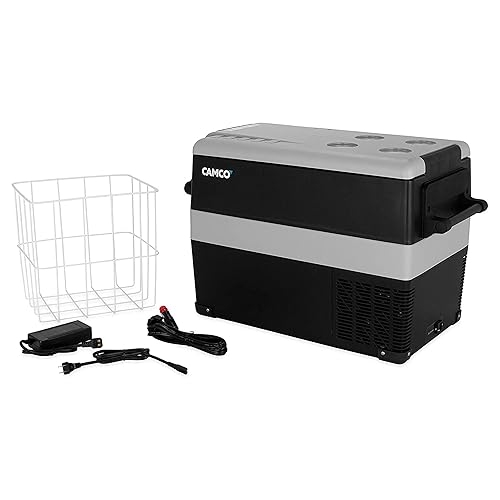 51516 CAM-450 Portable Refrigerator, AC 110V/DC 12V Compact Fridge/Freezer, 45-Liter