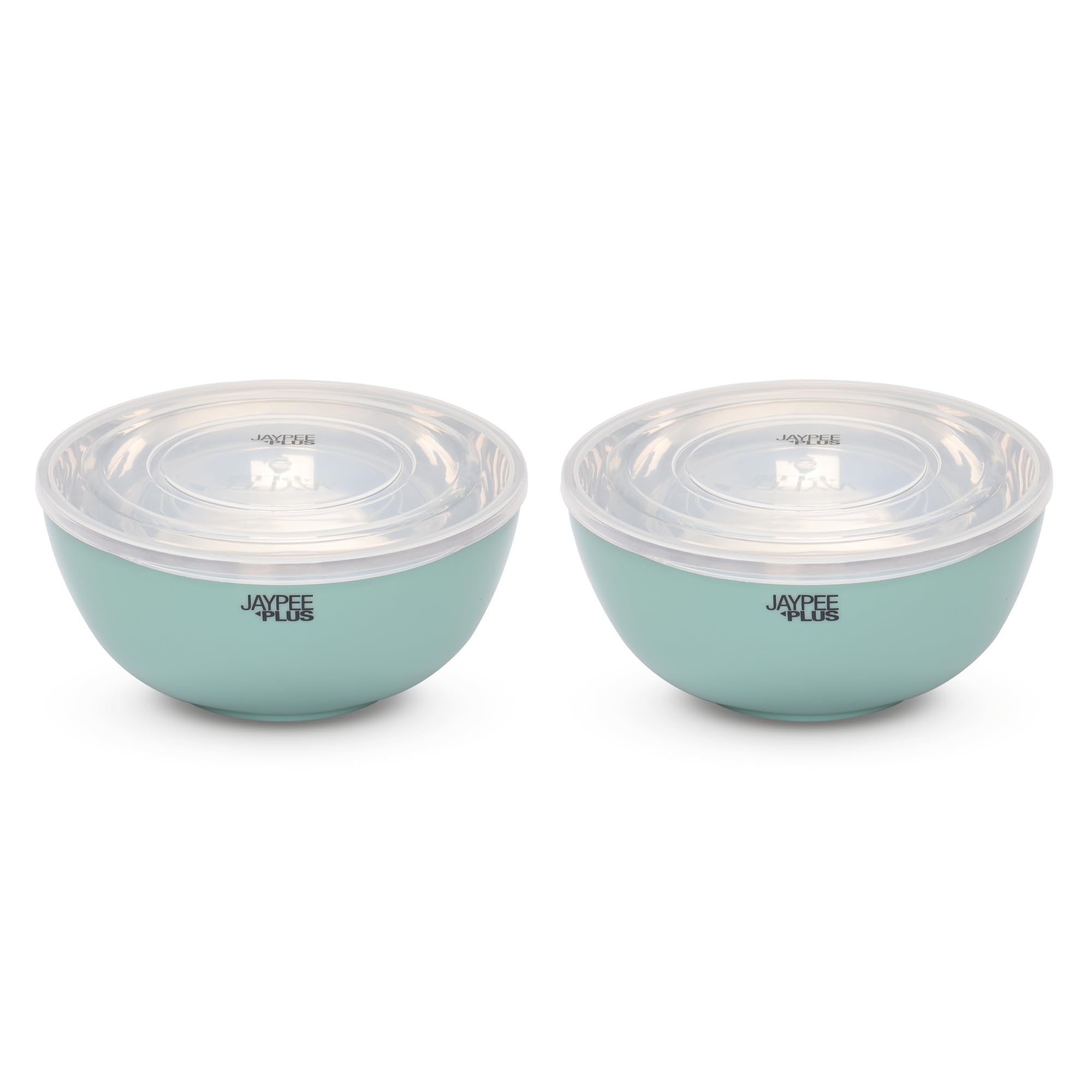 Jaypee Plus Stainless Steel Mixing & Serving Bowl Set of 2 with Lid,Rustproof,Microwave Safe,1500 ml, Green (B0CRZ7R895) Amazon Price History, Amazon Price Tracker