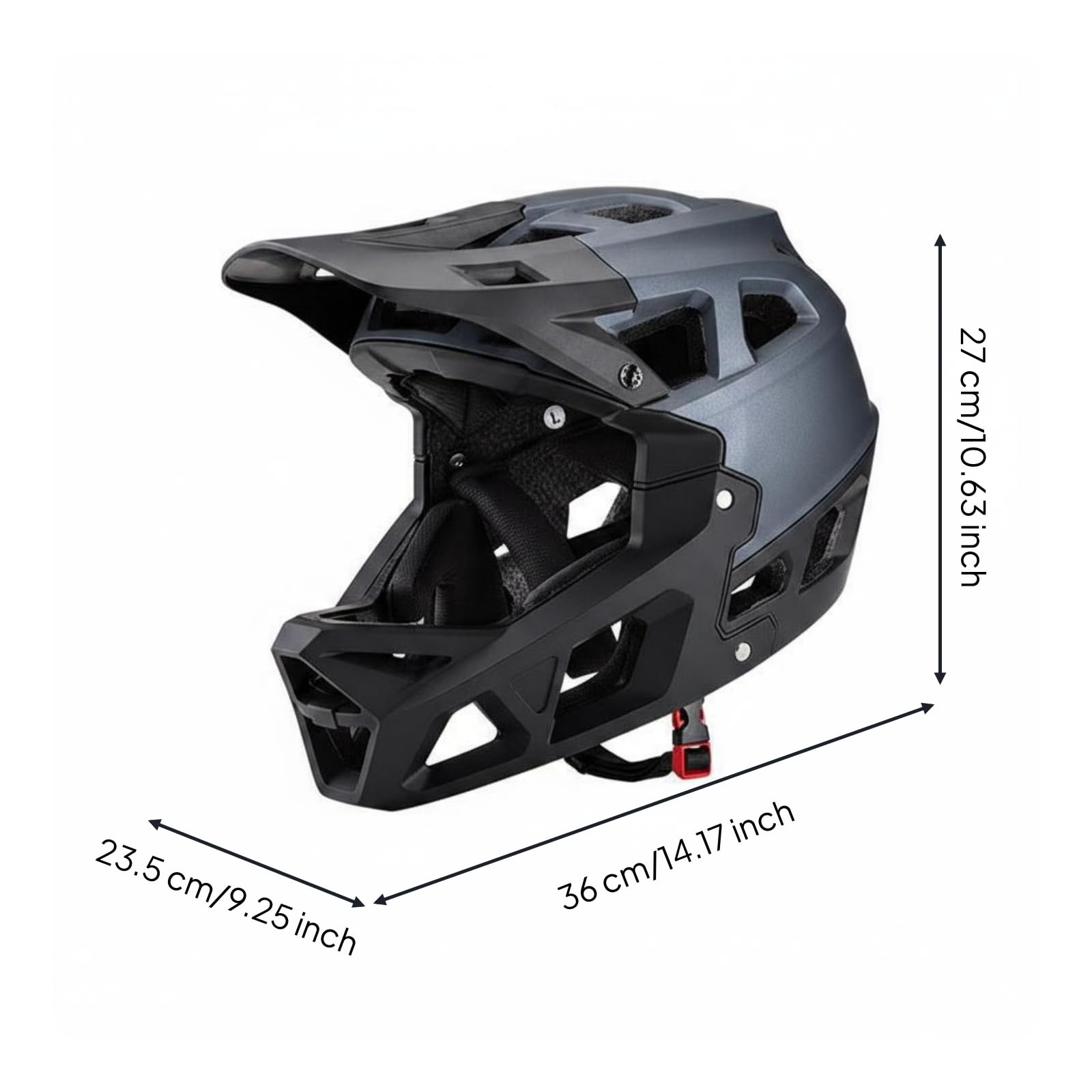 Casco da Integrale Protezione a 360 Gradi Casco da CE Attrezzatura Sportiva per Adulti, Gara