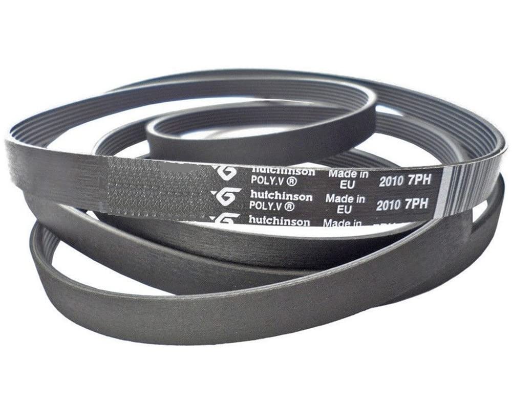 2010 7PHE / H7 Main Drive Belt for Hotpoint TDWSF83BEPUK, TDWSF83EPZU, TDWSF83EPZUK, TDWSL73BUK, Indesit, Whirlpool Tumble Dryers C00311014 480112101469
