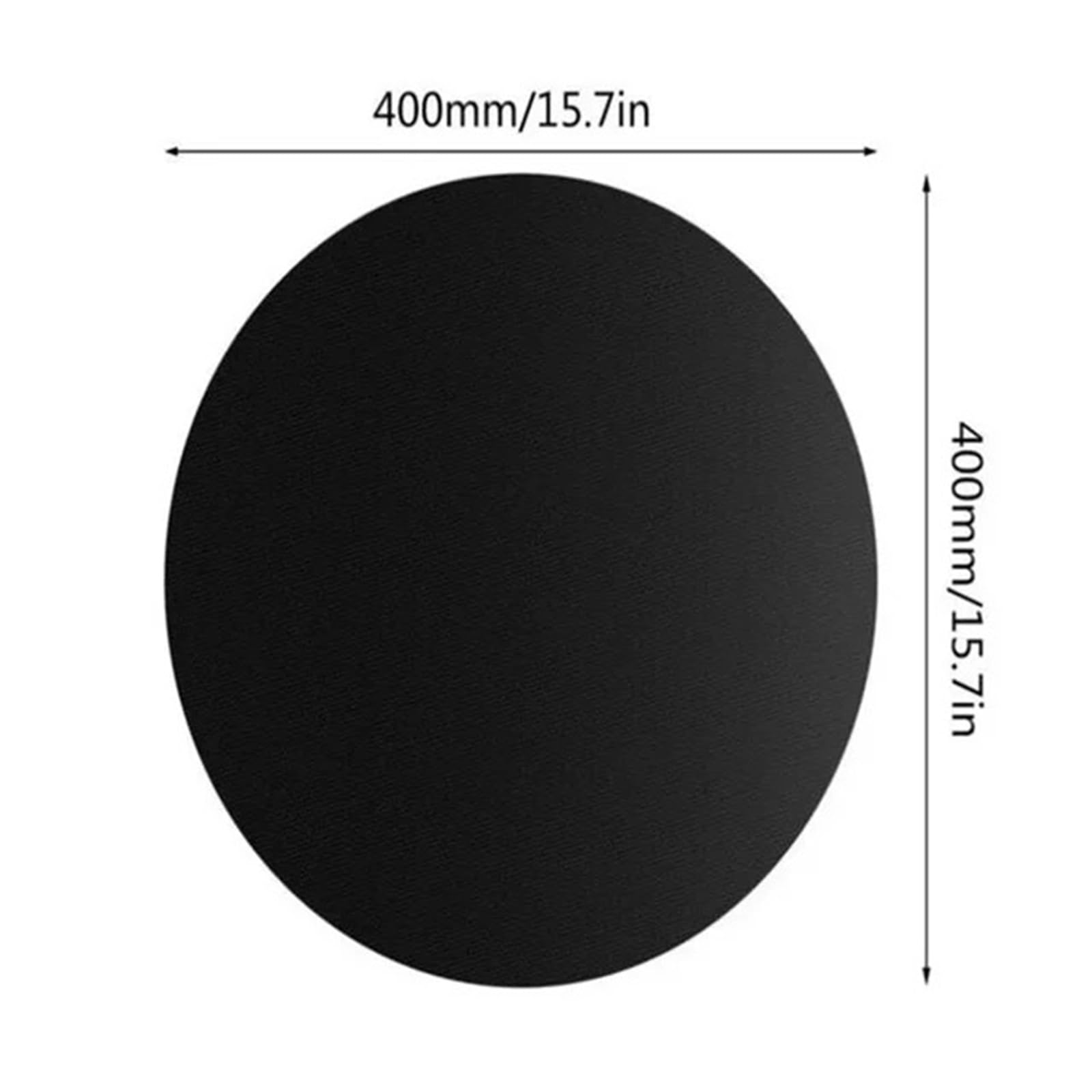 Ofenmatte 4 Stück schwarze Ofenmatte, gebackene Filmmatte, Antihaftbeschichtung, universelles Grillzubehör(40cm)