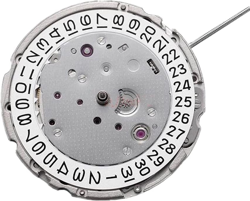 White Automatic Mechanical Winding Movement Date Clock Watch Movement Replacement Repair Whole Movement Date Clock for MIYOTA 9015 Accessories Watch Accessory