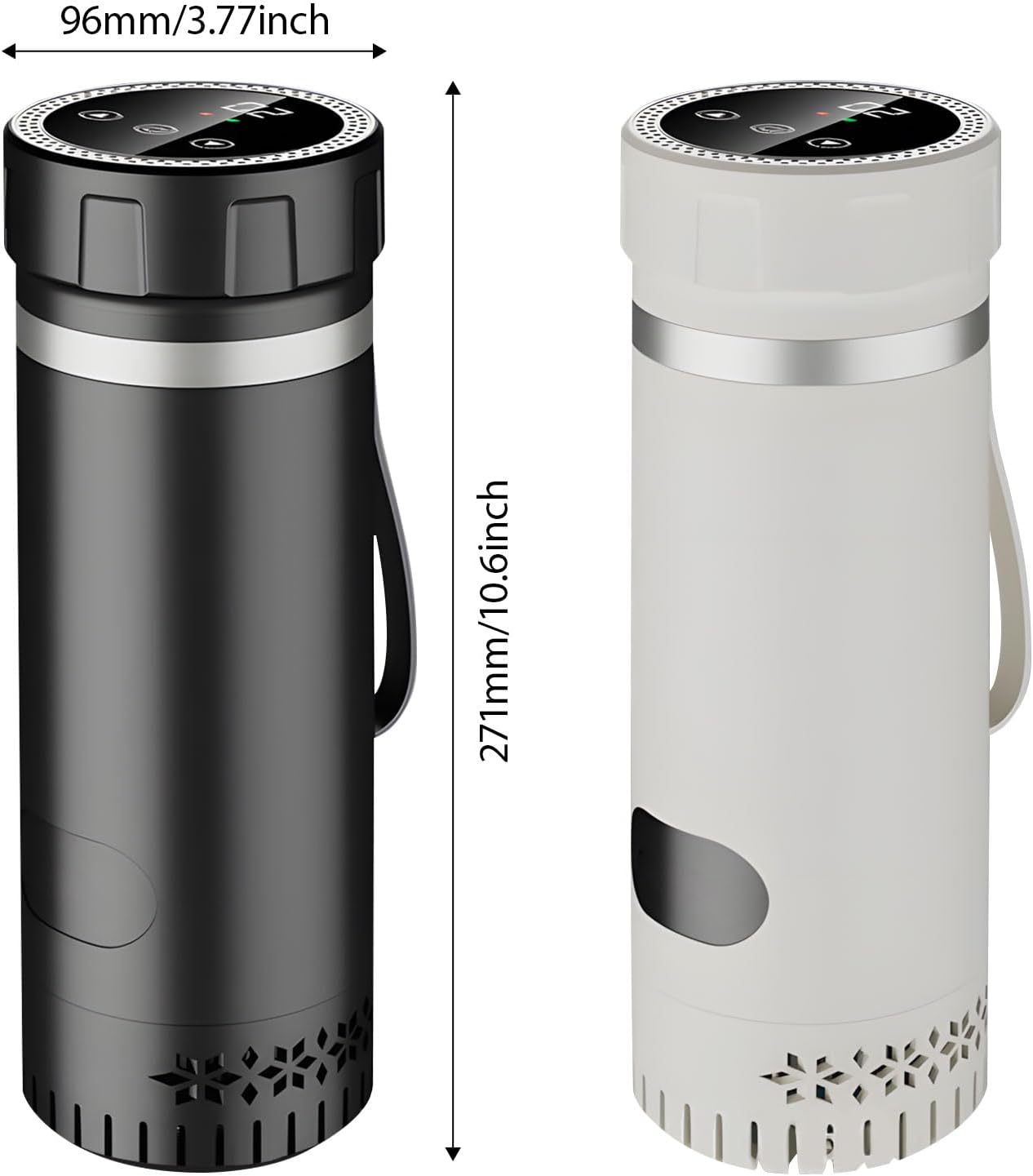 Insulated Travel Cup with Constructed in Battery Refrigerating Technology for Cold Beverages on Proceed Transportable Car Refrigerator Cup for Beverages