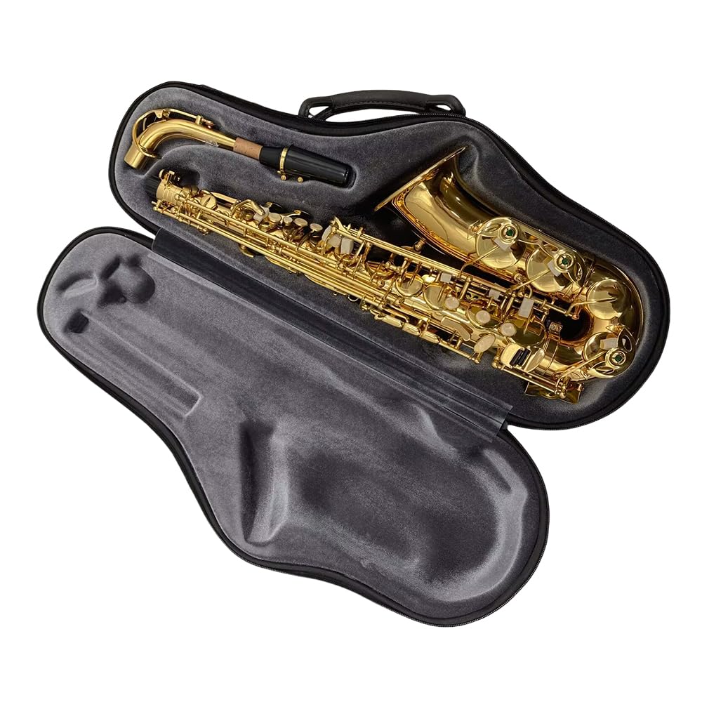 Funda para saxofón alto de fibra de carbono, accesorios para saxofón alto, correa ligera, resistente, funda para saxofón alto