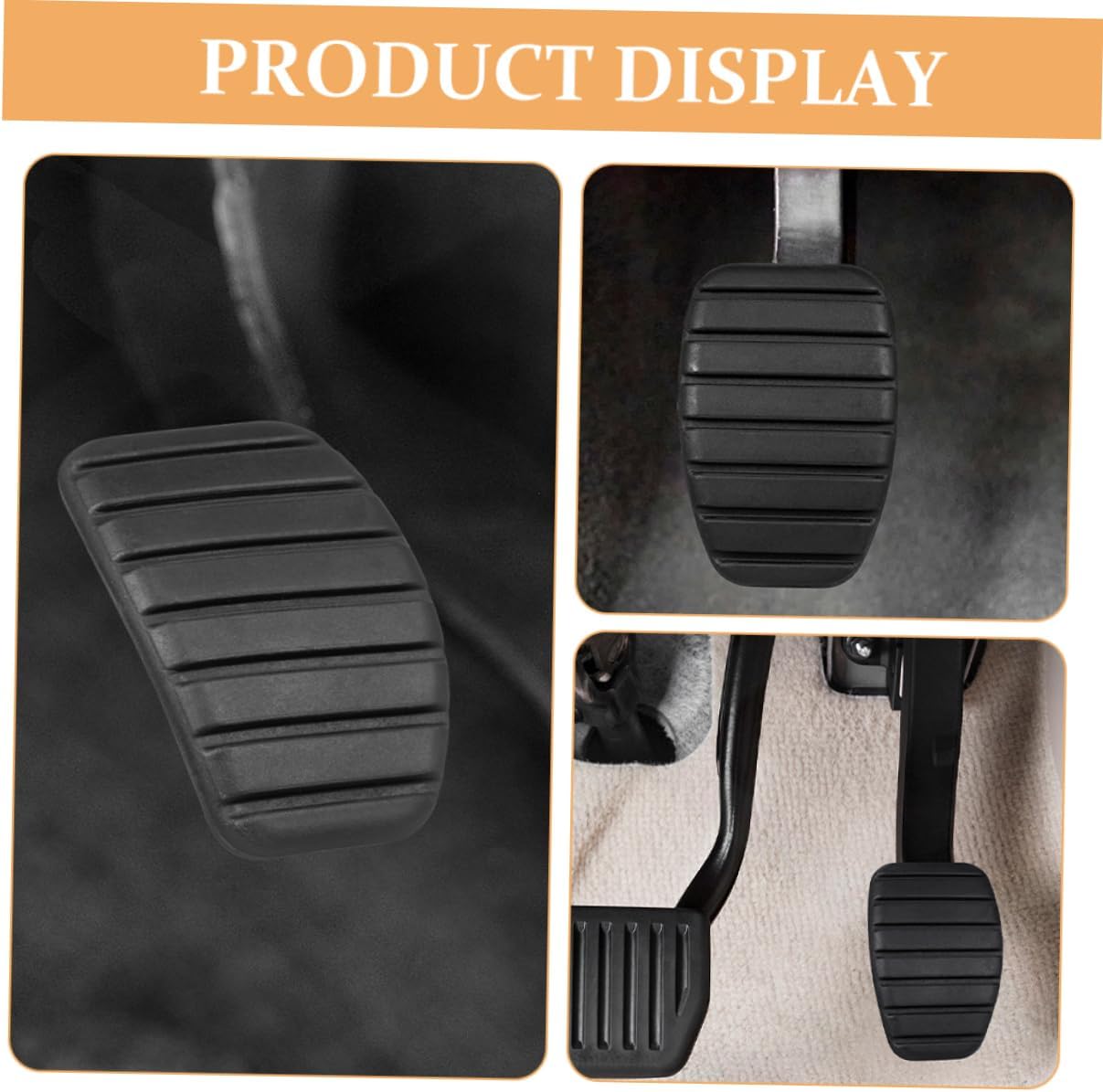 PRETYZOOM 5pcs Car Brake Pedal Pad Throttle Protective Cover Clutch Foot Pedals Covers for Car Supplies
