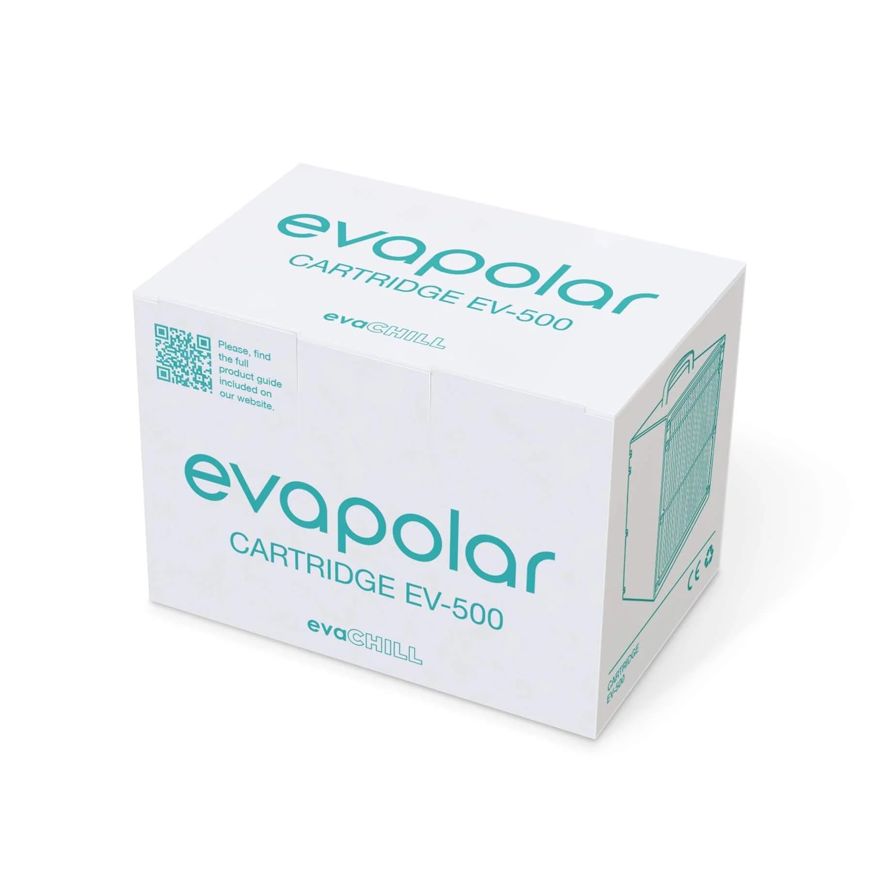 Amazon.com: Evapolar evaCHILL 個人蒸發空氣冷卻器(白色)和額外的濾芯