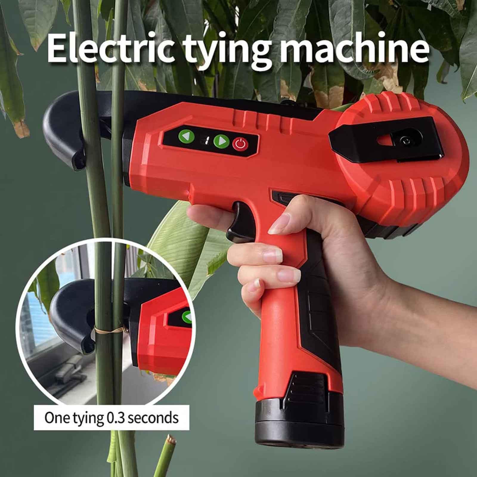 Máquina de atado de plantas de jardín, herramienta profesional para atar verduras, uvas, tomates, pepinos, pimientos, flores, juego completo de atado para jardinería eficiente