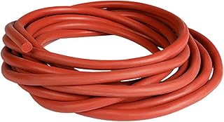 GSHUPIOU Burlete de Caucho Cordón ， Tira de Sellado de Espuma de Silicona, Tiras de Espuma de Aislamiento acústico Rojas de 3,28 pies for Puerta, Ventana, Sello de Aire Acondicionado automotriz(28mm)