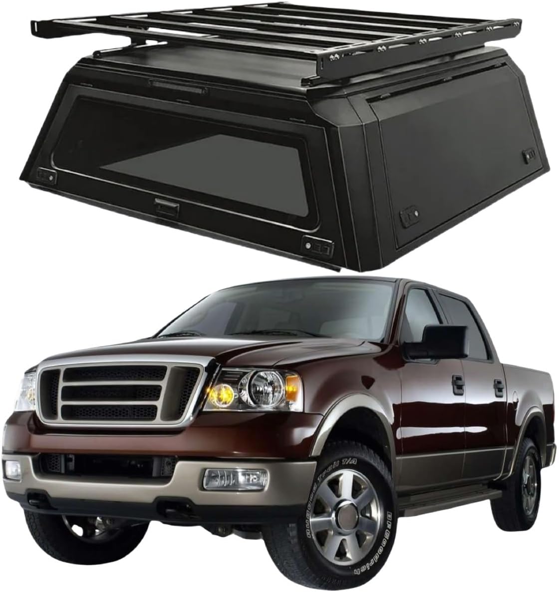 Aluminum Alloy Pick Up Truck Top Canopy Truck Bed Cap Compatible for Ranger F150 Maverick Hardtop Canopies Rexton Sports Pickup Canopy Bed Cover