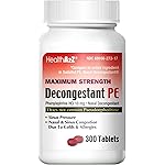 HealthA2Z Decongestant PE | Phenylephrine HCl 10 mg | Nasal & Sinus Congestion Relief Due to Cold & Allergies (300 Count (Pack of 1))