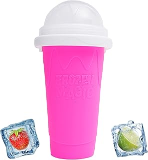 Magic Slushy Maker Squeeze Cup Slushie Maker, Homemade Milk Shake Maker Cooling Cup Squee DIY it for Children and Family