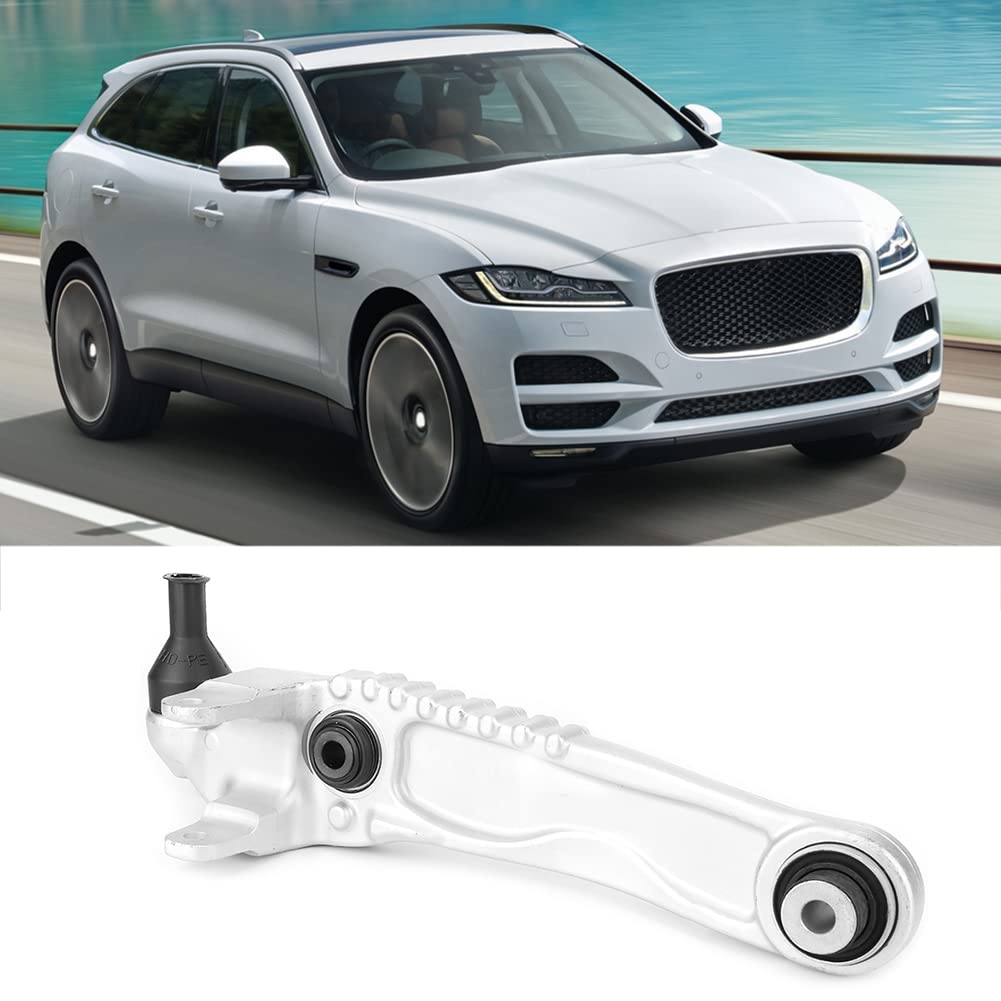 YUYTE Zespół Wahacza T4A1079 dla Lewego Przedniego Przodu F Pace 2017, Aluminium i łatwy montaż, Optymalne Prowadzenie Pojazdu
