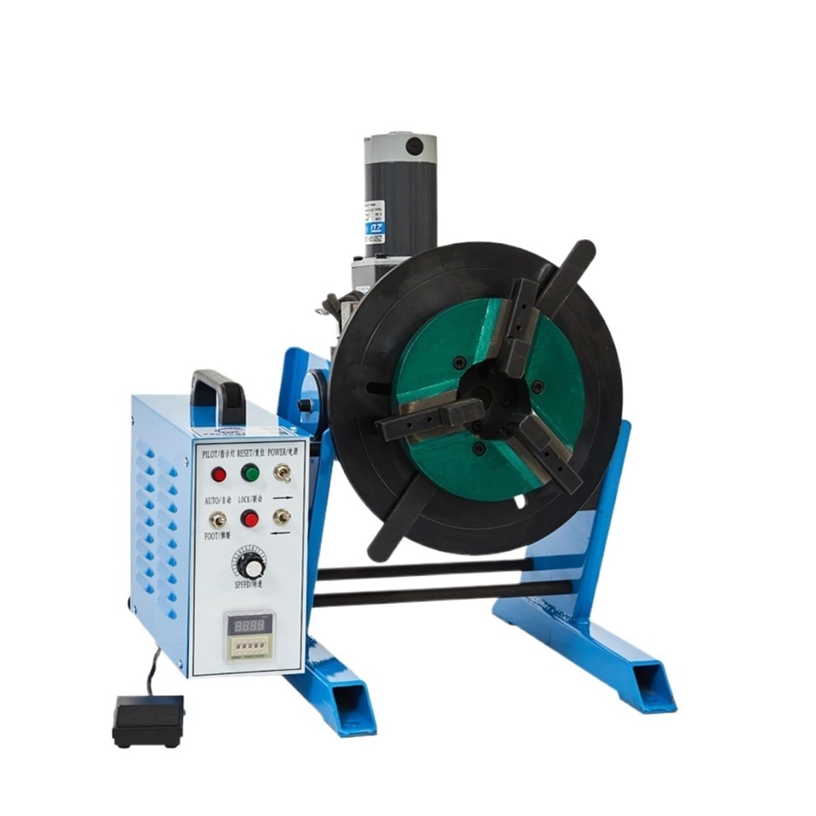 Heavy Duty 100kg Automatic Turntable Rotary Table Grip Welding Positioner Smooth Rotation