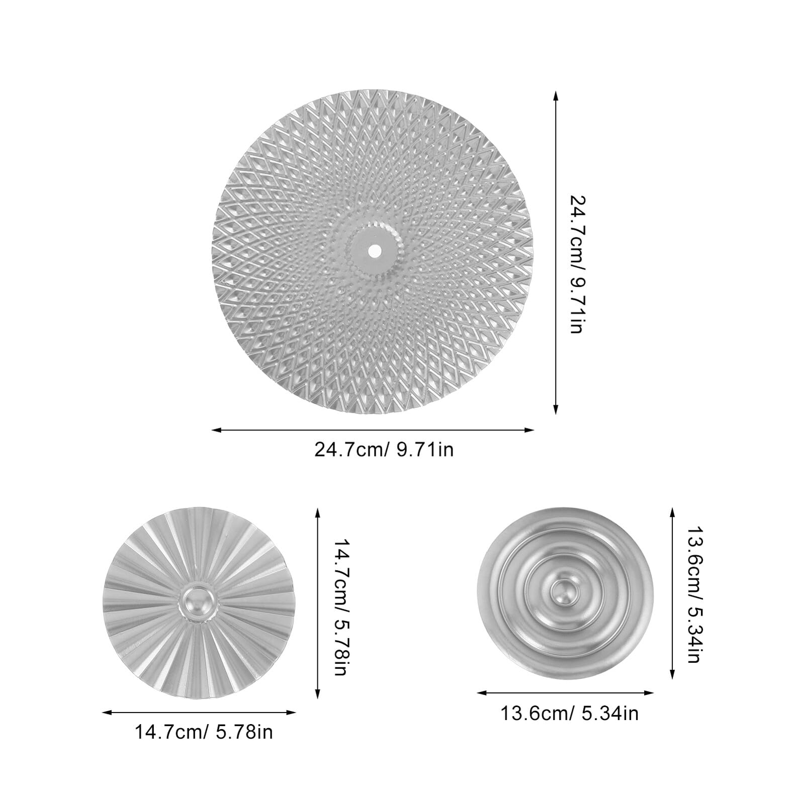 HOODANCOS 5 Teiliges Wanddekor Set Aus Metall Mit Sonnenmotiv Geometrische Wanddekoration Metallskulptur Wanddeko Für Zuhause Sonnenmotiv Wandbehang Für Wohnzimmer Runde