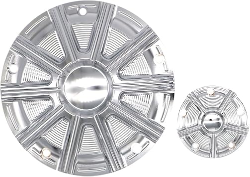 Heavier Duty Upgraded CNC Billet Engine Derby Cover Timing Timer Cover for Harley Road King Dyna Touring Softail Electra Street Glide Street Bob Low Rider FLD FLHR