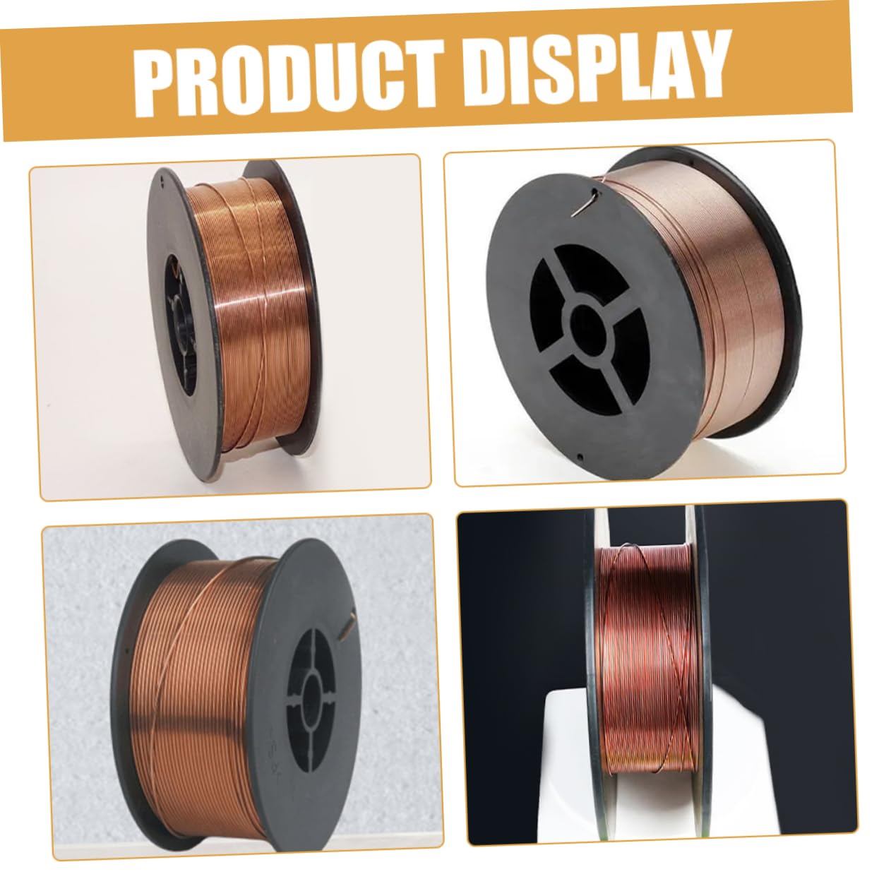Alambre de Soldadura 0,8mm de Acero al Carbono sin Gas para Soldador
