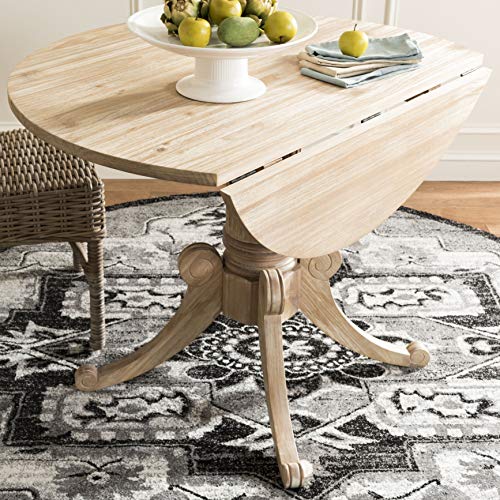 Image of Safavieh Home Forest Traditional Rustic Natural Drop Leaf Dining Table